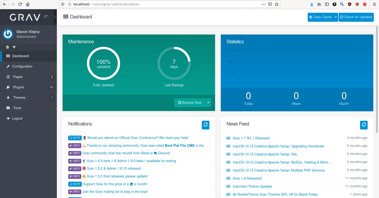 grav-admin-dashboard