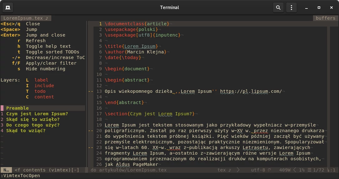 Otwarty spis treści